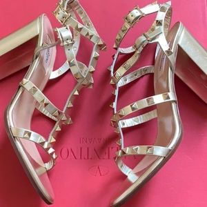 Valentino gold sandals